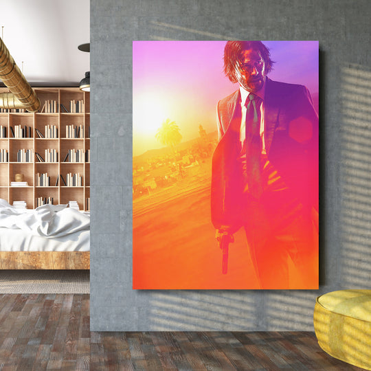 Obraz John Wick - Pouštní záře na velké stěně.