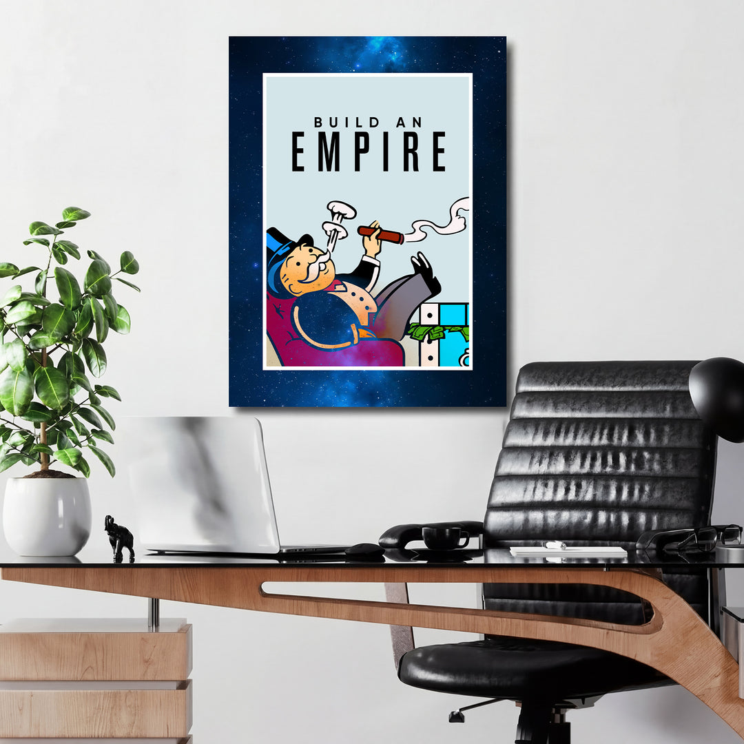 Obraz Monopoly - Build an Empire v kanceláři.