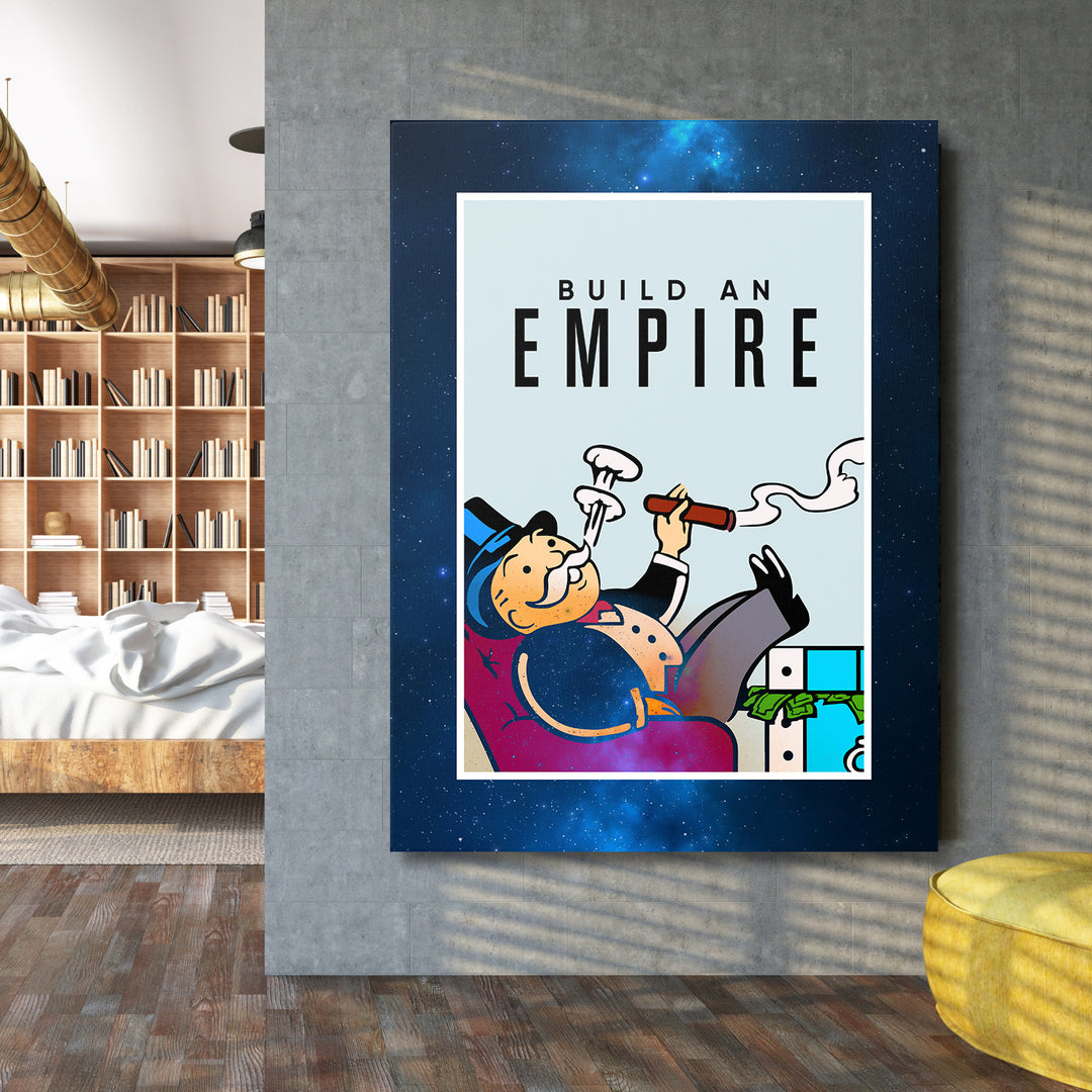 Obraz Monopoly - Build an Empire na velké stěně.