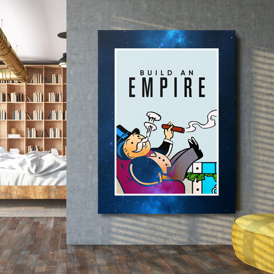 Obraz Monopoly - Build an Empire na velké stěně.
