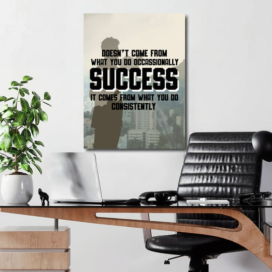 Motivační obraz Success - Každý den v kanceláři.