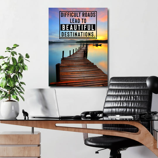 Motivační obraz - Beautiful Destinations v kanceláři.