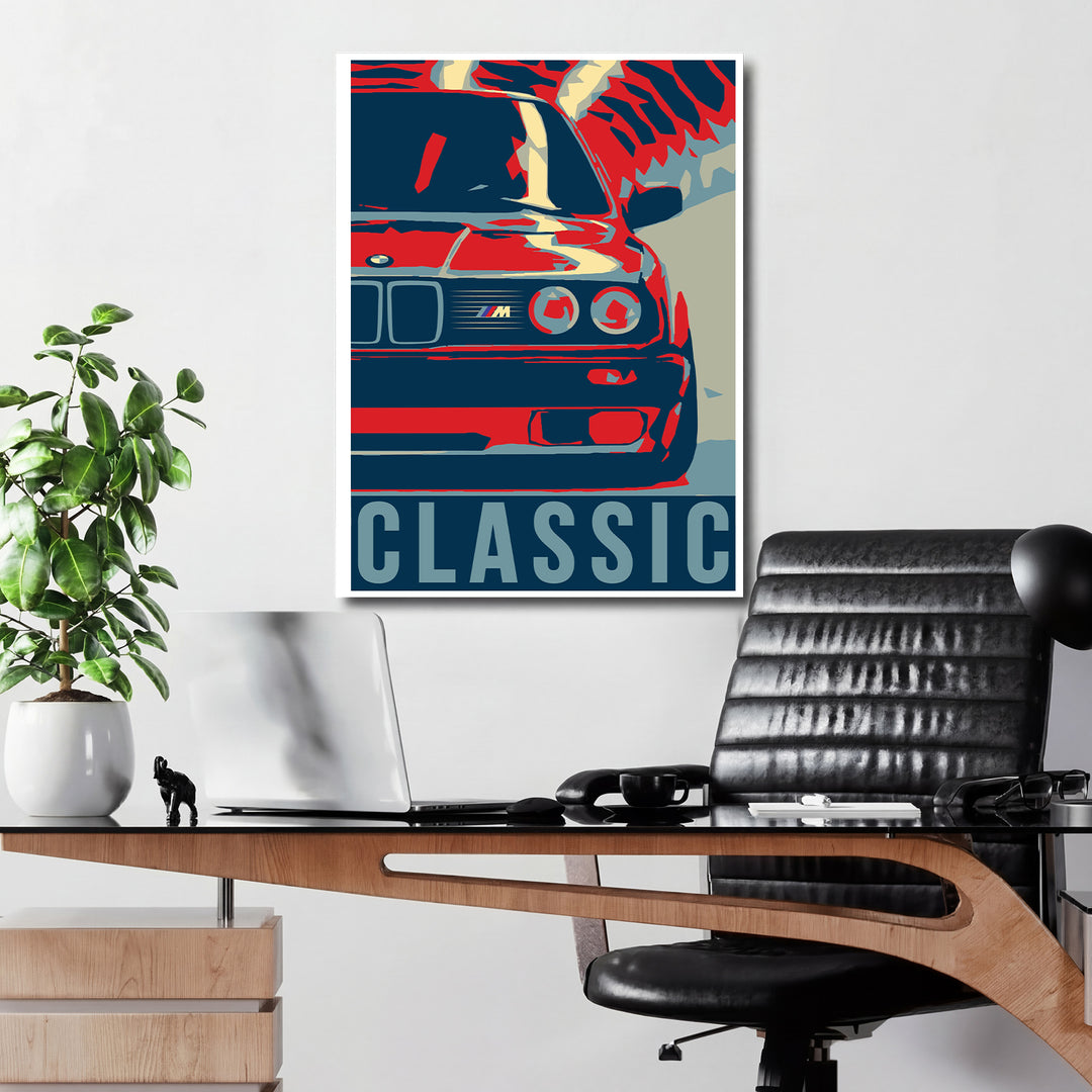 Obraz BMW - Classic v kanceláři.