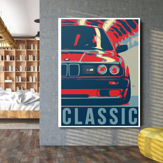 Obraz BMW - Classic na velké stěně.