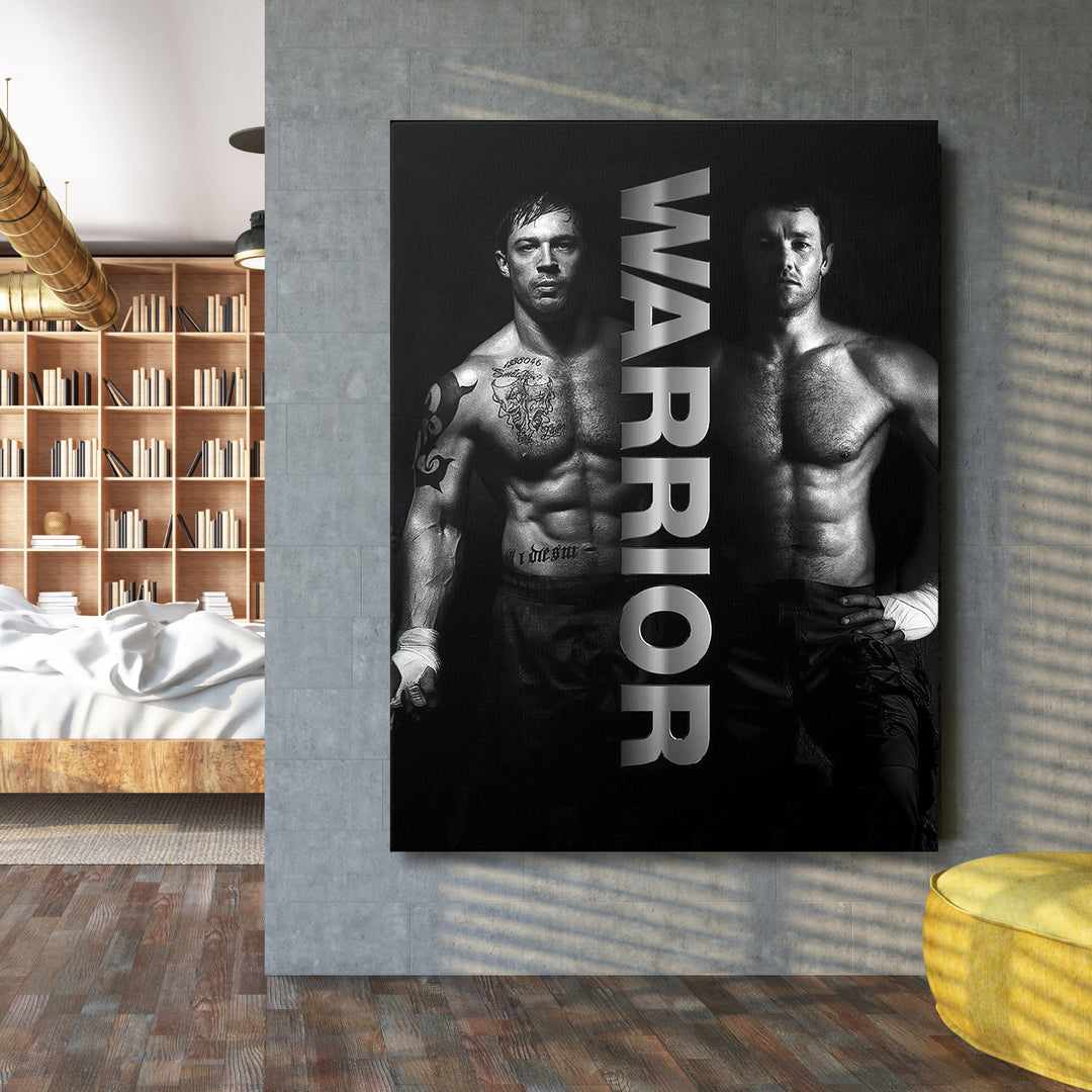 Motivační obraz Warrior - Síla bojovníka na velké stěně.