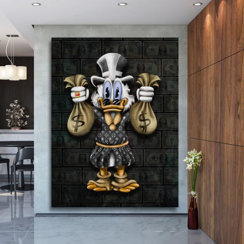 Motivační obraz "Kačer Skrblík"