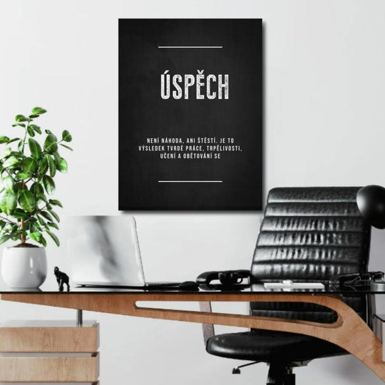 Motivační obraz s citátem · ÚSPĚCH