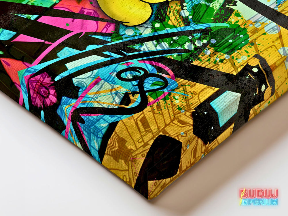 Motivační obraz Medvídek Pú Happy Life