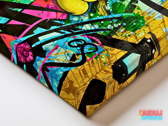 Motivační obraz Medvídek Pú Happy Life