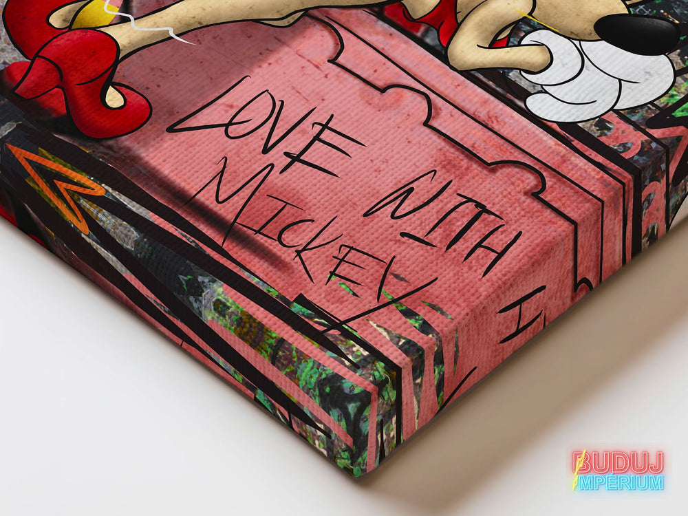 Motivační obraz sexy Minie a Mickey Hermes