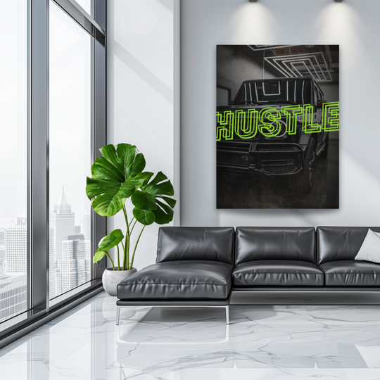 Motivační obraz Mercedes G-Wagon HUSTLE