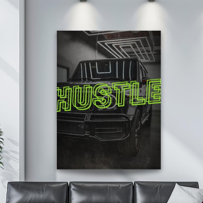 Motivační obraz Mercedes G-Wagon HUSTLE