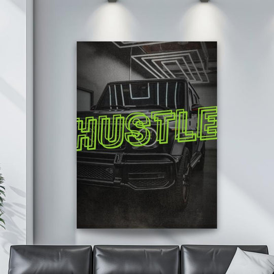Motivační obraz Mercedes G-Wagon HUSTLE