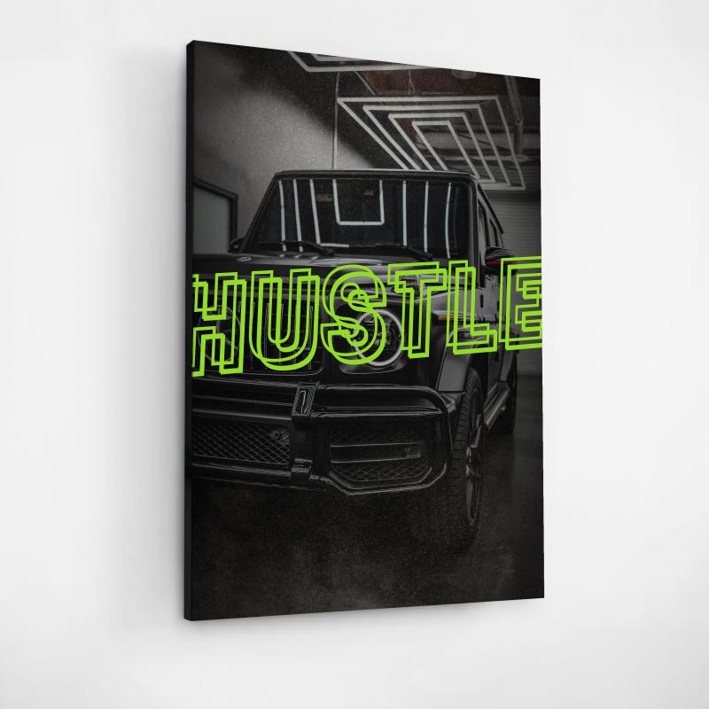 Motivační obraz Mercedes G-Wagon HUSTLE
