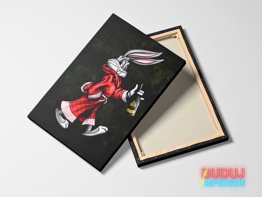 Luxusní motivační obraz "Králík Bugs"