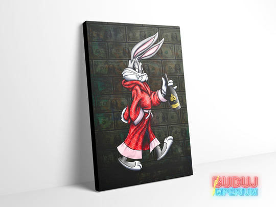 Luxusní motivační obraz "Králík Bugs"