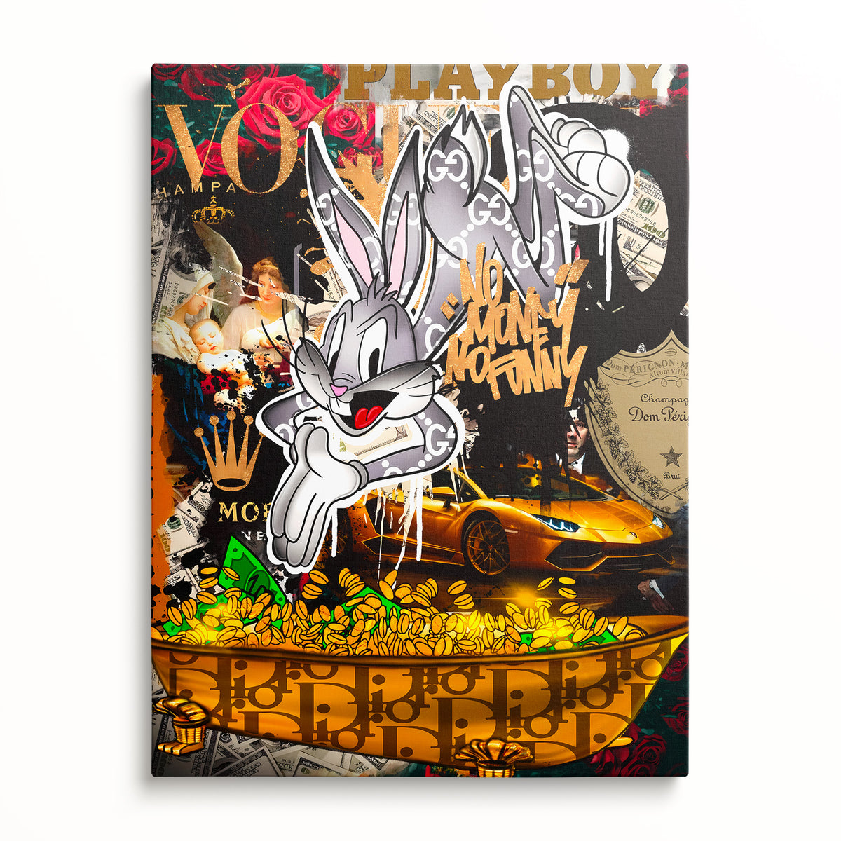 Motivační obraz Daffy Duck · Money Maker – pohled zepředu.