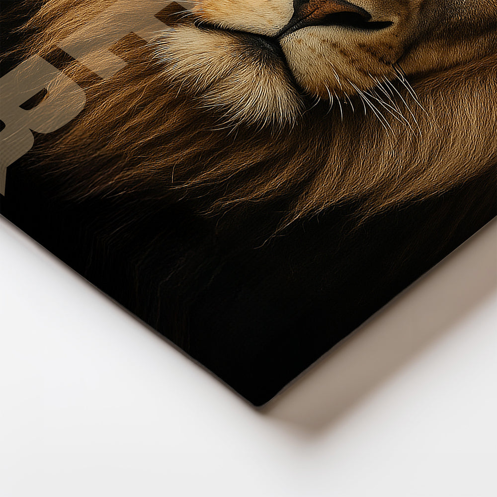 Motivační obraz lev "POWER"