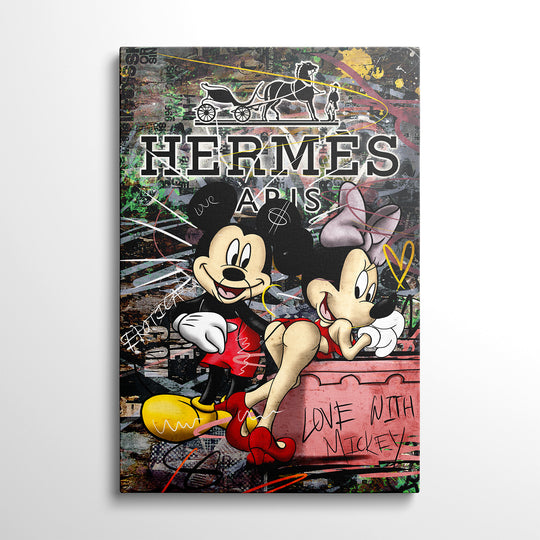 Motivační obraz sexy Minie a Mickey Hermes