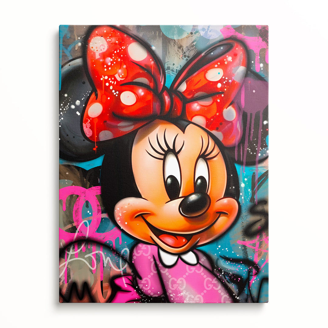 Motivační obraz Minnie Mouse · Glam – pohled zepředu.