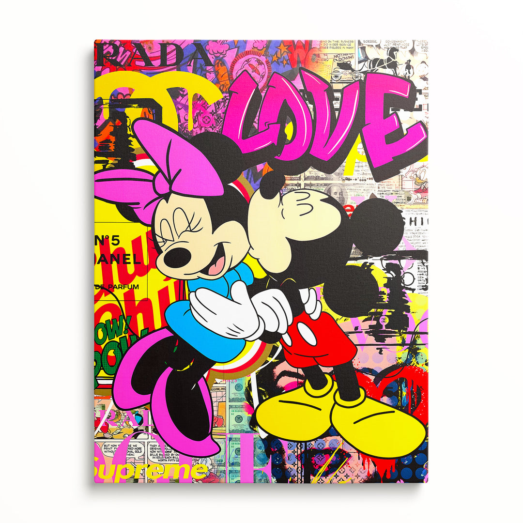 Motivační obraz Minnie Mouse · Love – pohled zepředu.