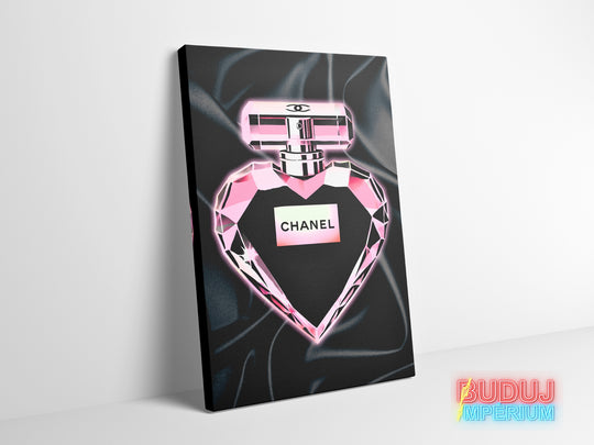 Luxusní obraz Chanel parfém black
