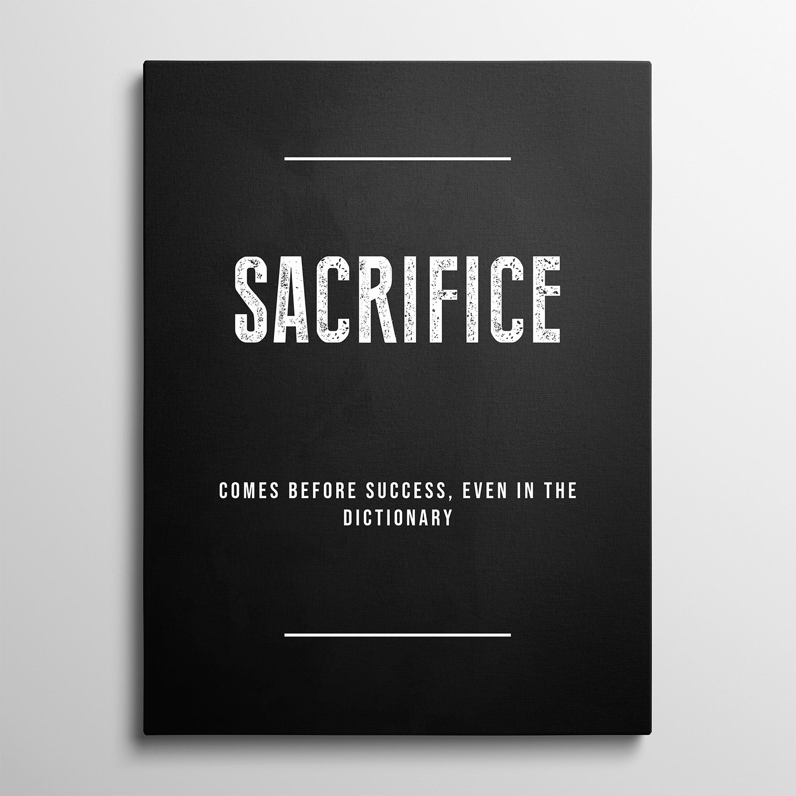 Motivační obraz na zeď s citátem.