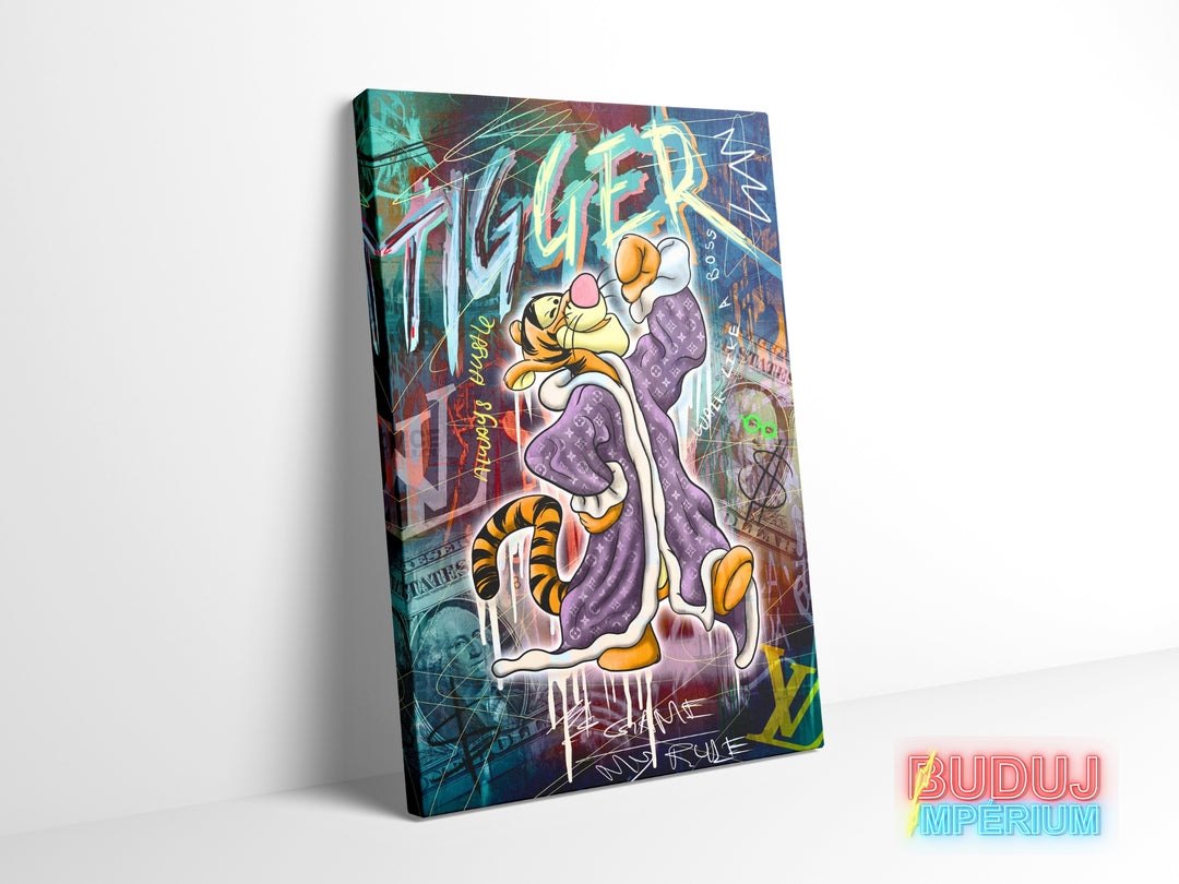 Motivační obraz Tigger LV walk like a boss