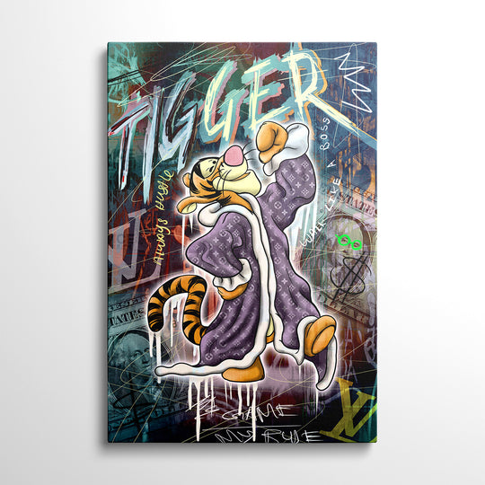 Motivační obraz Tigger LV walk like a boss