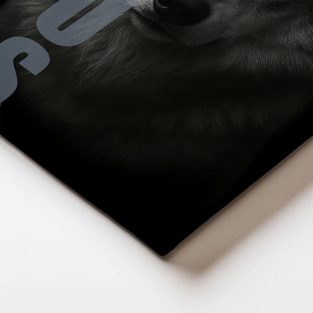 Motivační obraz vlk "FOCUS"