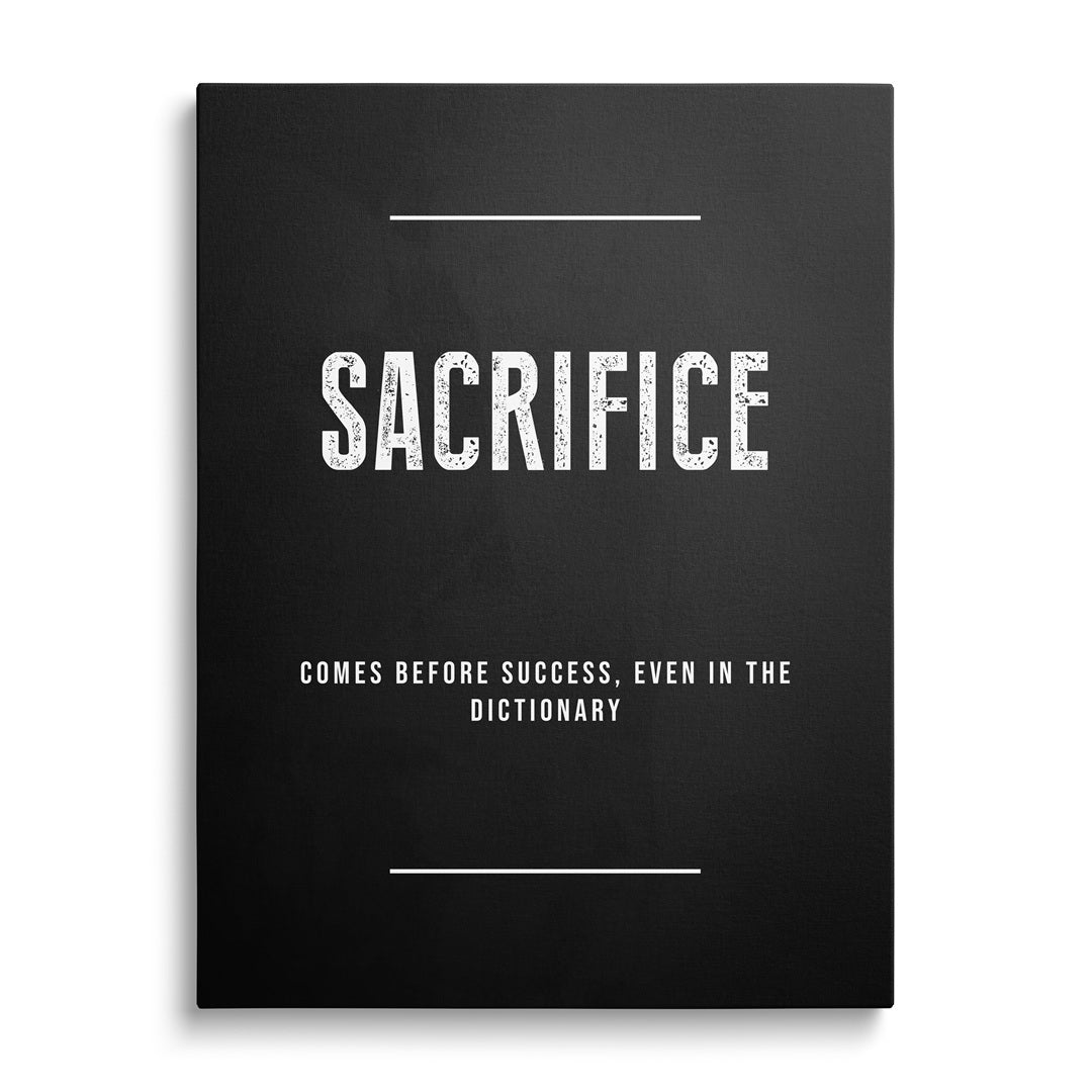 Motivační obraz na zeď s citátem.