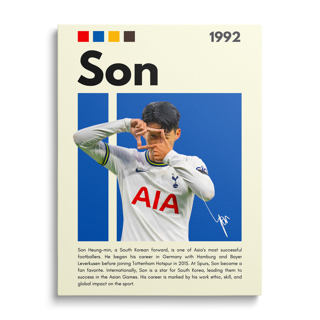 Motivační obraz na plátně s fotbalistou při gólové oslavě, moderní sportovní dekorace