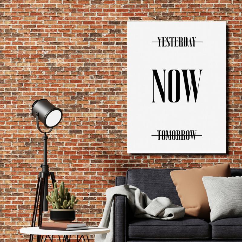 Motivační obraz YESTERDAY, NOW, TOMORROW